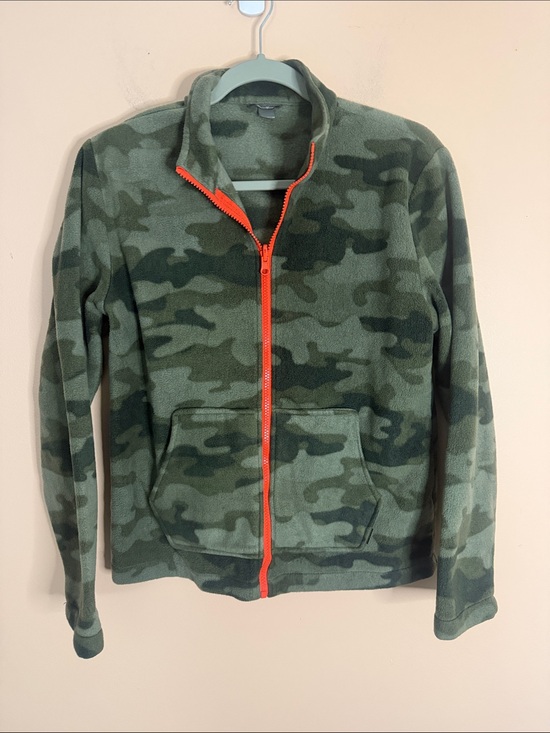 Eddie Bauer Other - Eddie Bauer Kids Olive Green Fleece Pullover Hoodie